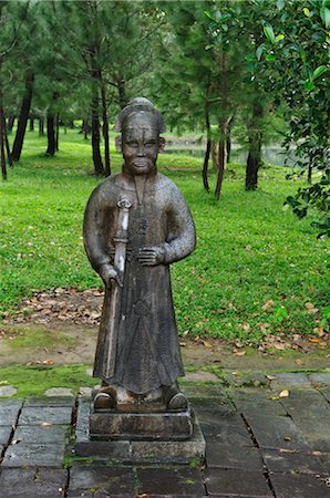 Statue at Tomb of Minh Mang, near Hue, Vietnam Stock Photo - Rights-Managed, Code: 700-03407697