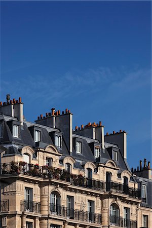 roof in paris - Paris, Ile-de-France, France Stock Photo - Rights-Managed, Code: 700-03408065
