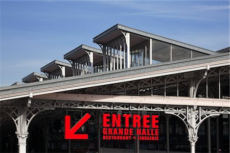 restaurant modern - Sign, Parc de la Villette, 19th Arrondissement, Paris, Ile-de-France, France Stock Photo - Rights-Managed, Code: 700-03408060