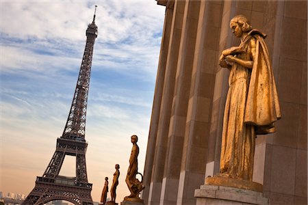 simsearch:841-07081202,k - Eiffel Tower vue du Palais de Chaillot, Trocadéro, 16ème Arrondissement, Paris, Ile-de-France, France Photographie de stock - Rights-Managed, Code: 700-03408078