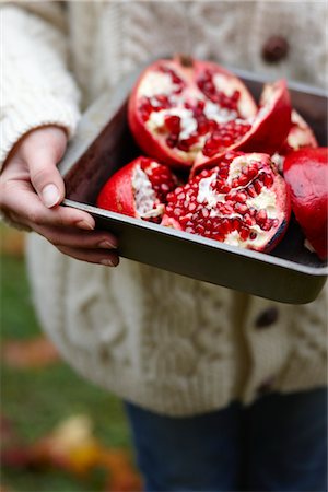 Woman with Pomegranates Stock Photo - Rights-Managed, Code: 700-03439616