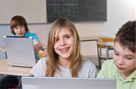 electronic school desk - Students Working on Computers Stock Photo - Rights-Managed, Code: 700-03445089