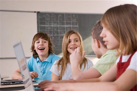 electronic school desk - Students Working on Computers Stock Photo - Rights-Managed, Code: 700-03445092