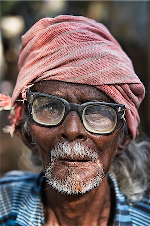 Portrait of Man, Near Maduai, India Foto de stock - Con derechos protegidos, Código: 700-03445338