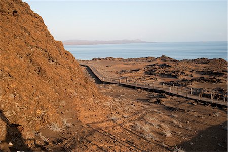 Walkway on Bartolome Island, Galapagos Islands, Ecuador Stock Photo - Rights-Managed, Code: 700-03445937