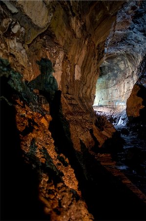 santa cruz island - Tunnel de lave, île de Santa Cruz, aux îles Galapagos, Equateur Photographie de stock - Rights-Managed, Code: 700-03445933