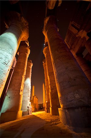 egyptian museum - Temple of Amun, Karnak, Luxor, Egypt Foto de stock - Direito Controlado, Número: 700-03445950