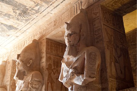 The Great Temple at Abu Simbel, Nubia, Egypt Foto de stock - Con derechos protegidos, Código: 700-03445974