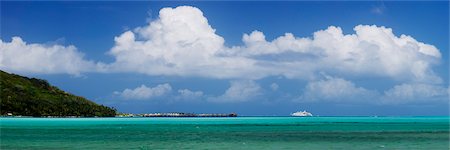 french polynesia - Bora Bora Nui Resort, Motu Toopua, Bora Bora, Leeward Islands, Society Islands, Polynesia Stock Photo - Rights-Managed, Code: 700-03440183