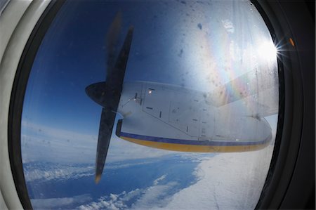 flight window - Airplane Engine, Ilulissat, Greenland Stock Photo - Rights-Managed, Code: 700-03456646