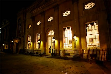 Bath at Night, England Stock Photo - Rights-Managed, Code: 700-03458135