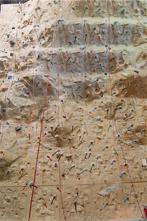 foothold - Rock Climbing Wall Stock Photo - Rights-Managed, Code: 700-03451066