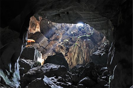 Tham Phu Kham Caves, Vang Vieng, Vientiane Province, Laos Fotografie stock - Rights-Managed, Codice: 700-03451147