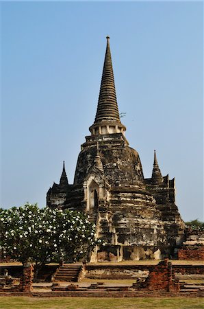 Wat Phra Si Sanphet, Ayutthaya, Thailand Stock Photo - Rights-Managed, Code: 700-03451202