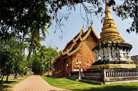 Wat Phra That Lampang Luang, Ko Kha, Lampang, Thailand Stock Photo - Rights-Managed, Code: 700-03451221