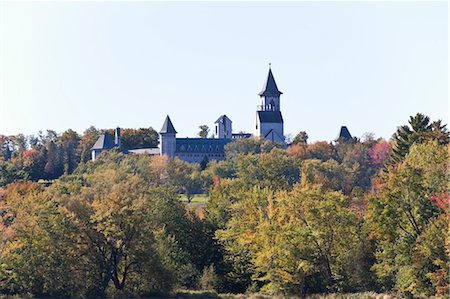 St-Benoît-du-Lac Abbey, Austin, Quebec, Canada Fotografie stock - Rights-Managed, Codice: 700-03451306