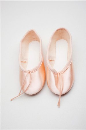 dancing shoe - Child's Ballet Shoes Stock Photo - Rights-Managed, Code: 700-03451640