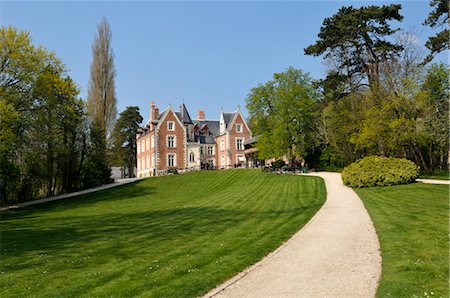 Chateau du Clos Luce, Parc Leonardo da Vinci, Amboise, France Stock Photo - Rights-Managed, Code: 700-03466334