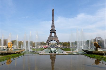 Eiffel Tower, Paris, France Foto de stock - Con derechos protegidos, Código: 700-03466335