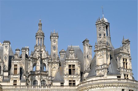 Chambord Castle, Val de Loire, France Fotografie stock - Rights-Managed, Codice: 700-03466332