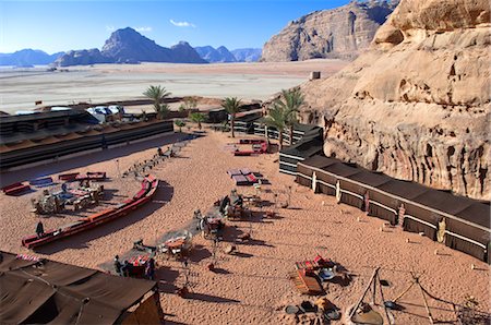 desert scenes in middle east - Bedouin Tent Camp, Wadi Rum, Jordan, Middle East Stock Photo - Rights-Managed, Code: 700-03460410