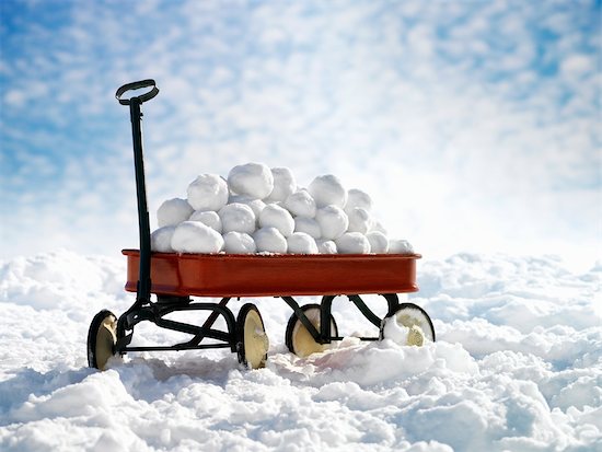 Red Wagon Filled with Snowballs Stock Photo - Premium Rights-Managed, Artist: Yvonne Duivenvoorden, Image code: 700-03460426