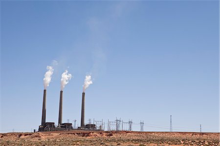 Navajo Generating Station, Arizona, USA Fotografie stock - Rights-Managed, Codice: 700-03460504