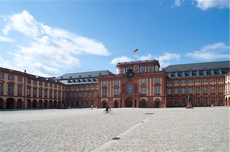 Mannheim Palace and University, Mannheim, Baden-Wurttemberg, Germany Stock Photo - Rights-Managed, Code: 700-03463127