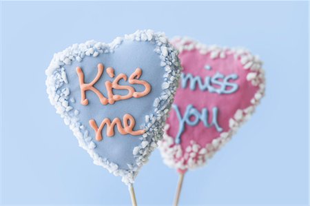 Heart Shaped Lollipops Stock Photo - Rights-Managed, Code: 700-03478626