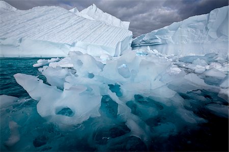 Icebergs, Antarctica Foto de stock - Con derechos protegidos, Código: 700-03484597