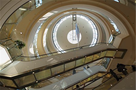 Escalator in Shopping Mall, Altmarkt Gallery, Dresden, Saxony, Germany Stock Photo - Rights-Managed, Code: 700-03484655