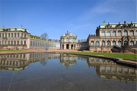 Zwinger Palace, Dresden, Saxony, Germany Foto de stock - Direito Controlado, Número: 700-03484665