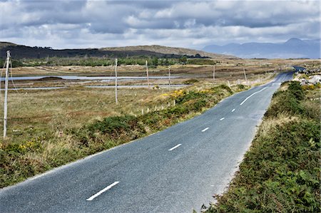 Open Road, Connemara, Ireland Stock Photo - Rights-Managed, Code: 700-03485156