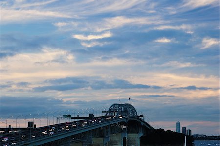 roads of new zealand - Auckland Harbour Bridge, Auckland, North Island, New Zealand Stock Photo - Rights-Managed, Code: 700-03508287