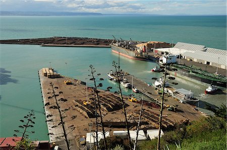 Harbour, Napier, Hawke's Bay, North Island, New Zealand Stock Photo - Rights-Managed, Code: 700-03508399