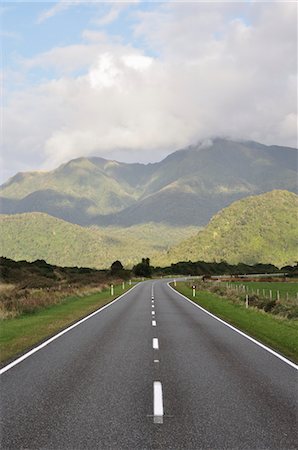 Whataroa Highway, West Coast, South Island, New Zealand Foto de stock - Con derechos protegidos, Código: 700-03508448