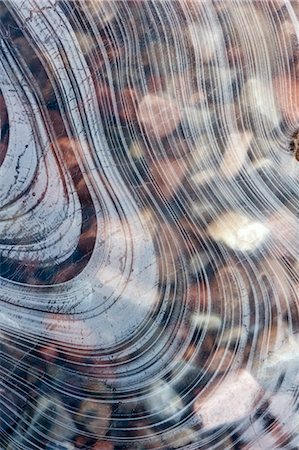 swirls abstract - Close-Up of Ice on Water Stock Photo - Rights-Managed, Code: 700-03508467