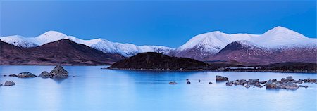 snow capped - Black Mount and Rannoch Moor, Glencoe, Scotland Stock Photo - Rights-Managed, Code: 700-03508468