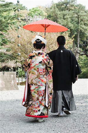 Bride and Groom, Kanazawa, Ishikawa prefecture, Chubu Region, Honshu, Japan Stock Photo - Rights-Managed, Code: 700-03508509