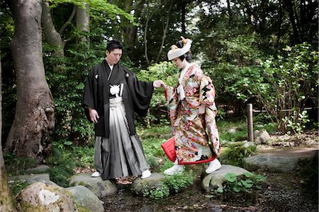 Bride and Groom, Kanazawa, Ishikawa prefecture, Chubu Region, Honshu, Japan Foto de stock - Con derechos protegidos, Código: 700-03508531