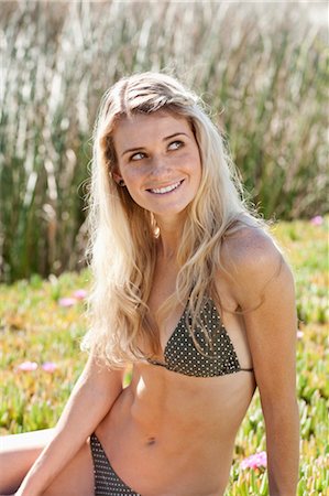 Woman Wearing Bikini, Zuma Beach, Malibu, California, USA Stock Photo - Rights-Managed, Code: 700-03508614