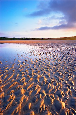 Sand Ripples on Beach at Dawn, Isle of Lewis, Scotland Stock Photo - Rights-Managed, Code: 700-03508655