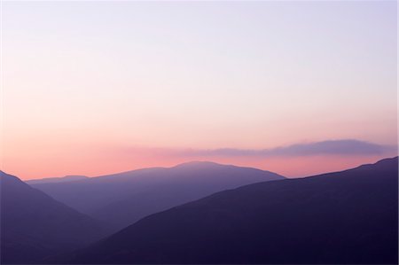 Mountain Range, Trossachs, Stirling, Scotland, United Kingdom Foto de stock - Direito Controlado, Número: 700-03508678