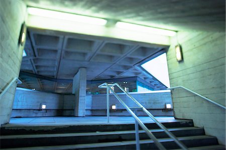 european staircase - Royal National Theatre, South Bank, London, England, United Kingdom Stock Photo - Rights-Managed, Code: 700-03508681