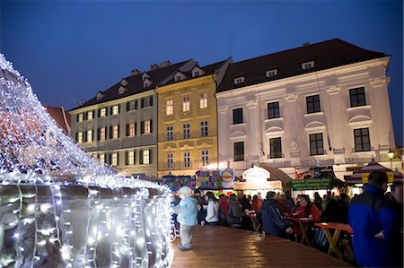 europe plaza - Christmas Market, Bratislava, Slovakia Stock Photo - Rights-Managed, Code: 700-03520317