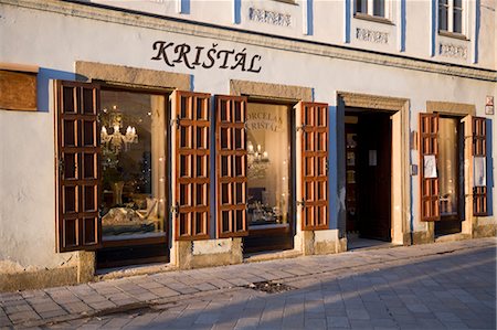 slovakia - Crystal Shops, Bratislava, Slovakia Stock Photo - Rights-Managed, Code: 700-03520313