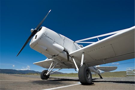 plane bottom - CallAir A-9A, Warner Springs, San Diego County, California, USA Foto de stock - Con derechos protegidos, Código: 700-03520369