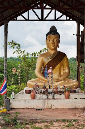 Roadside Bouddha, Province d'Ubon Ratchathani, nord-est de la Thaïlande Photographie de stock - Rights-Managed, Code: 700-03520666