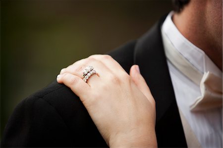 detailed jewelry - Bride and Groom Stock Photo - Rights-Managed, Code: 700-03554397