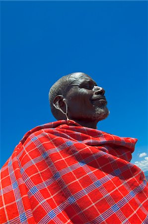 Portrait of Masai at Magadi Lake Village, Kenya Stock Photo - Rights-Managed, Code: 700-03567757
